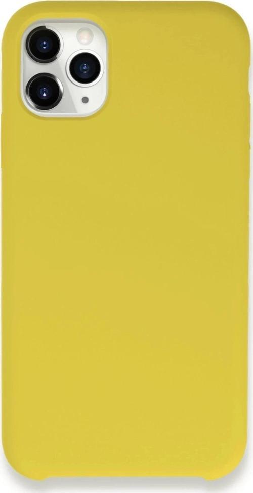 iPhone 11 Pro Kılıf Lansman Legant Silikon - Sarı