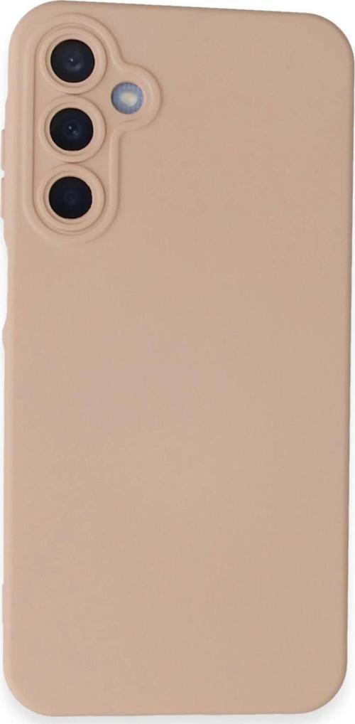Samsung Galaxy A05S Kılıf Nano içi Kadife Silikon - Pudra