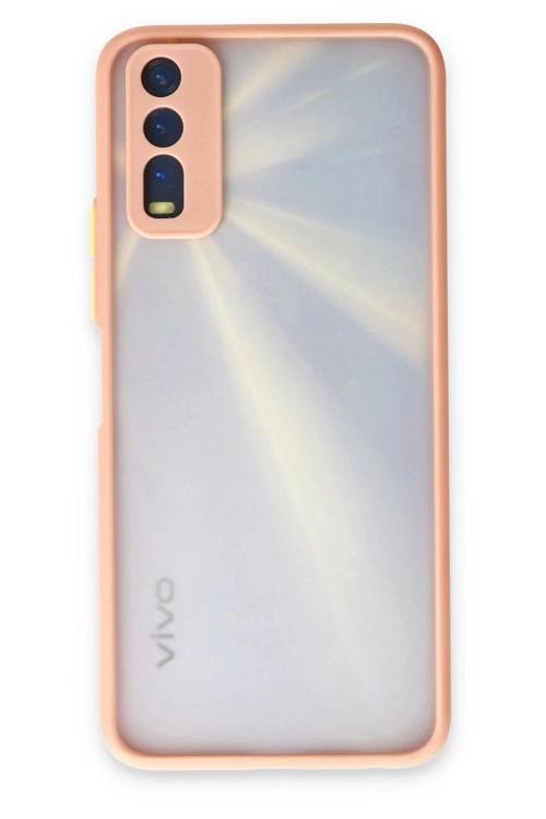 Vivo Y11S Kılıf Montreal Silikon Kapak - Pembe