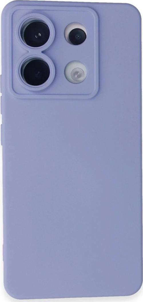 Xiaomi Redmi Note 13 Pro 5G Kılıf Nano içi Kadife Silikon - Lila