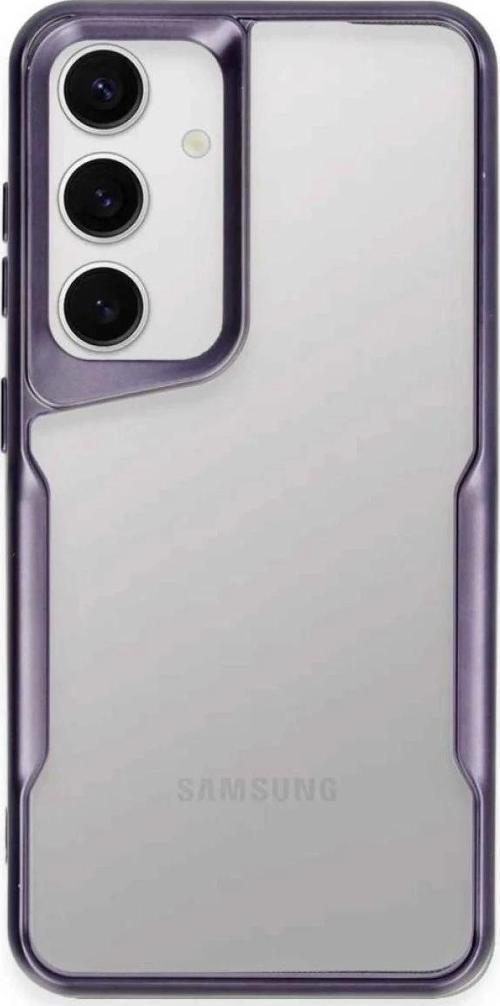 Samsung Galaxy A55 5G Kılıf Boyi Silikon Kapak - Derin Mor