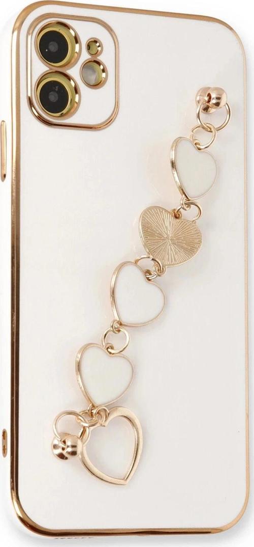 iPhone 12 Kılıf Esila Silikon - Beyaz