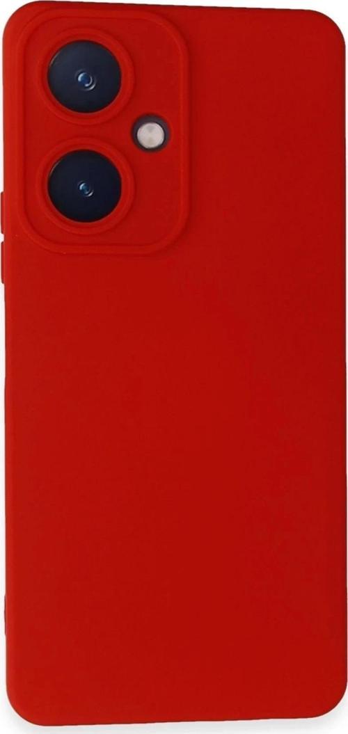 Vivo Y27 Kılıf Nano içi Kadife Silikon - Kırmızı