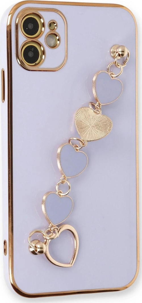 iPhone 12 Kılıf Esila Silikon - Lila