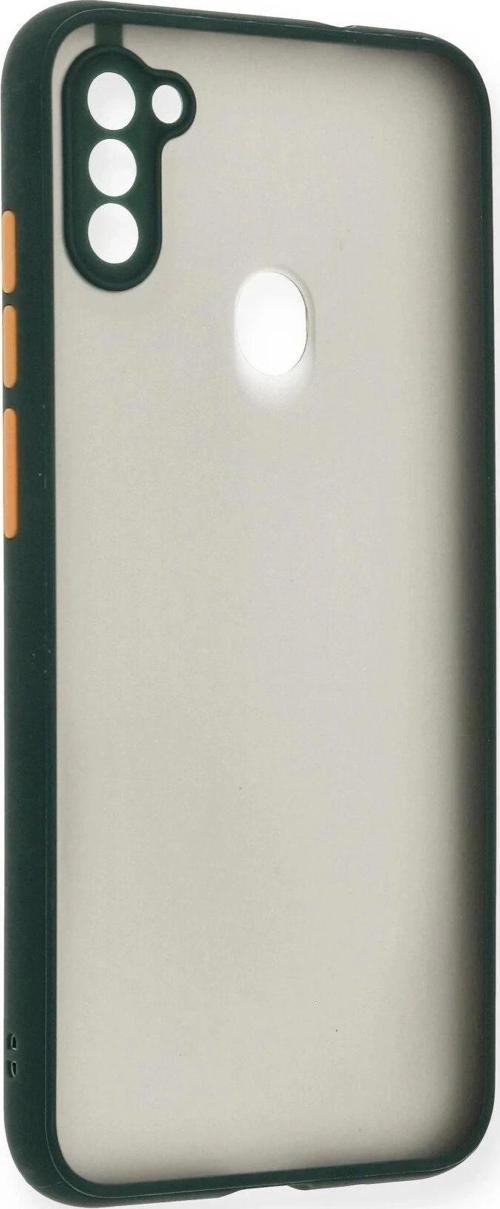 Samsung Galaxy A11 Kılıf Montreal Silikon Kapak - Yeşil