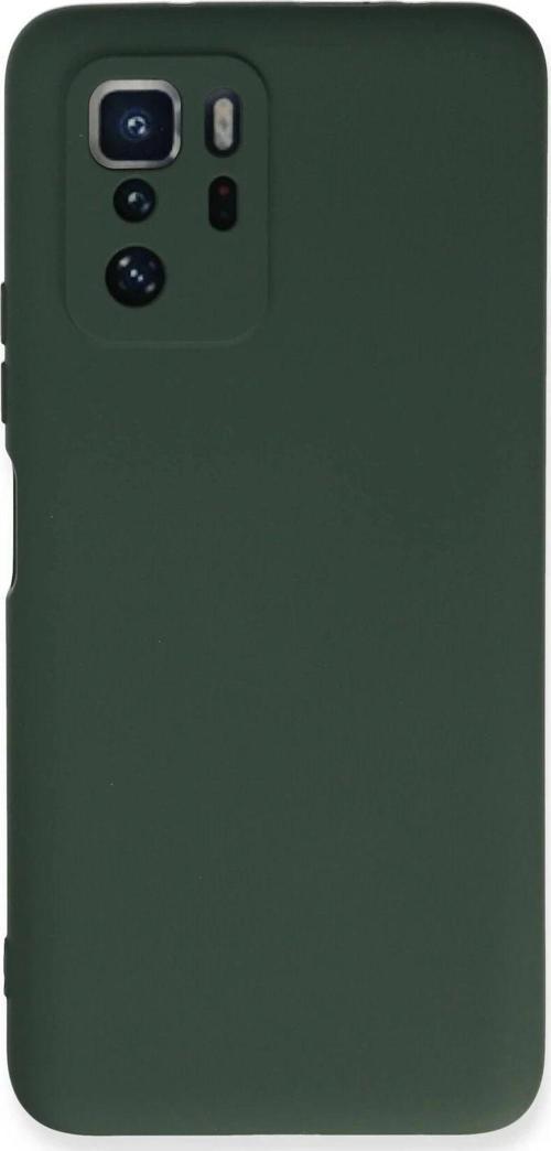 Xiaomi Poco X3 GT Kılıf Nano içi Kadife Silikon - Koyu Yeşil
