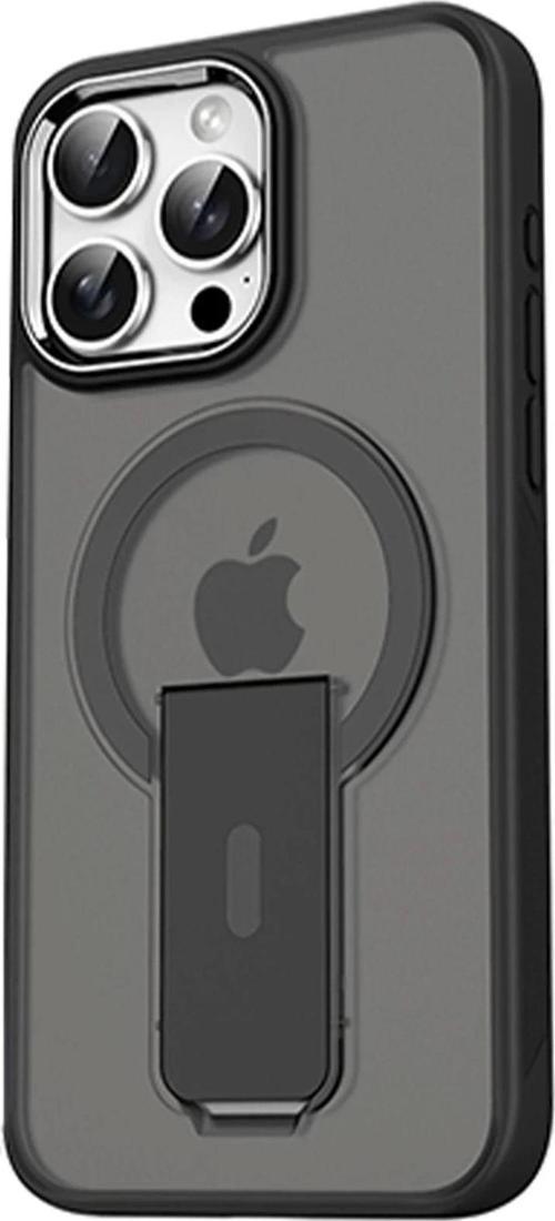 iPhone 15 Pro Max Tork Magsafe Standlı Kapak - Siyah