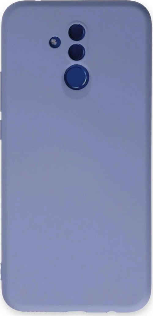 Huawei Mate 20 Lite Kılıf Nano içi Kadife Silikon - Lila