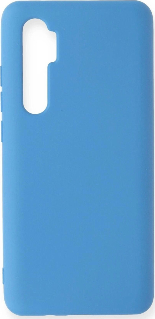 Xiaomi Mi Note 10 Lite Kılıf Nano içi Kadife Silikon - Mavi