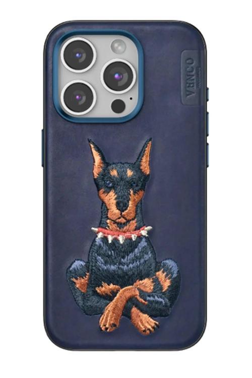 Venco iPhone 14 Pro Max Perma Desenli Kapak - Lacivert
