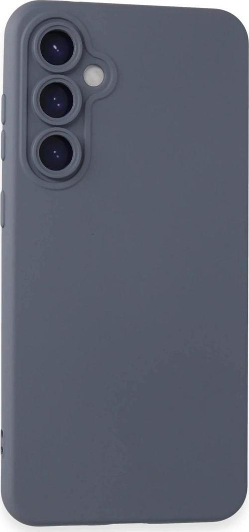 Samsung Galaxy S24 Kılıf Nano içi Kadife Silikon - Gri