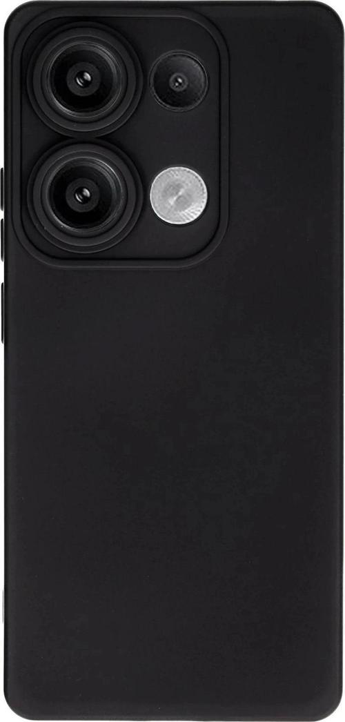 Xiaomi Redmi Note 13 Pro 4G Kılıf Nano içi Kadife Silikon - Siyah