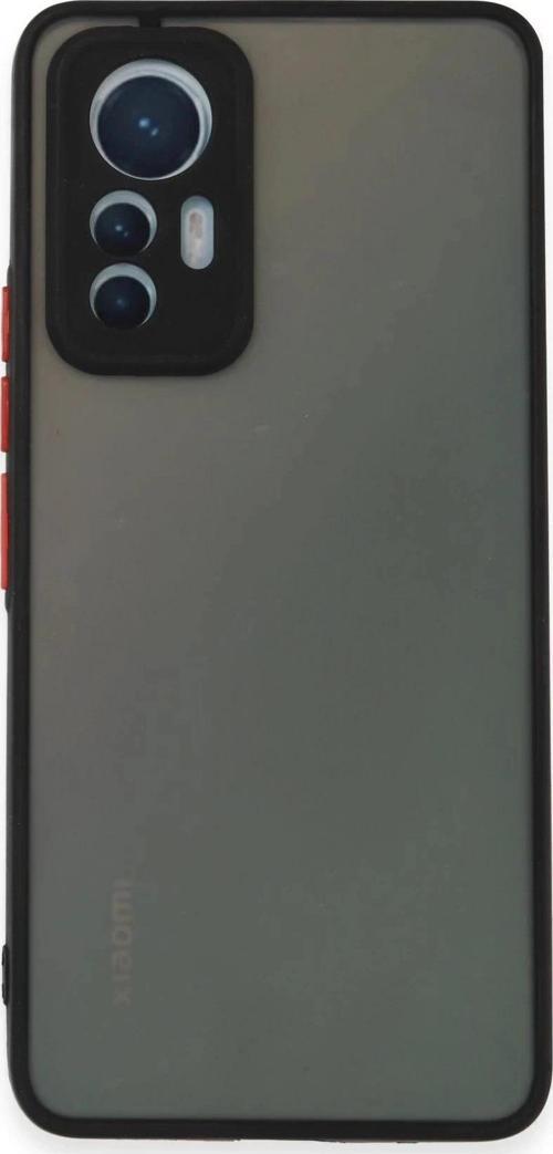 Xiaomi Mi 12 Lite Kılıf Montreal Silikon Kapak - Siyah