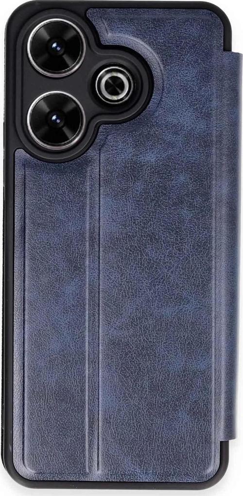 Xiaomi Redmi 13 4G Kılıf Flip Cover - Lacivert