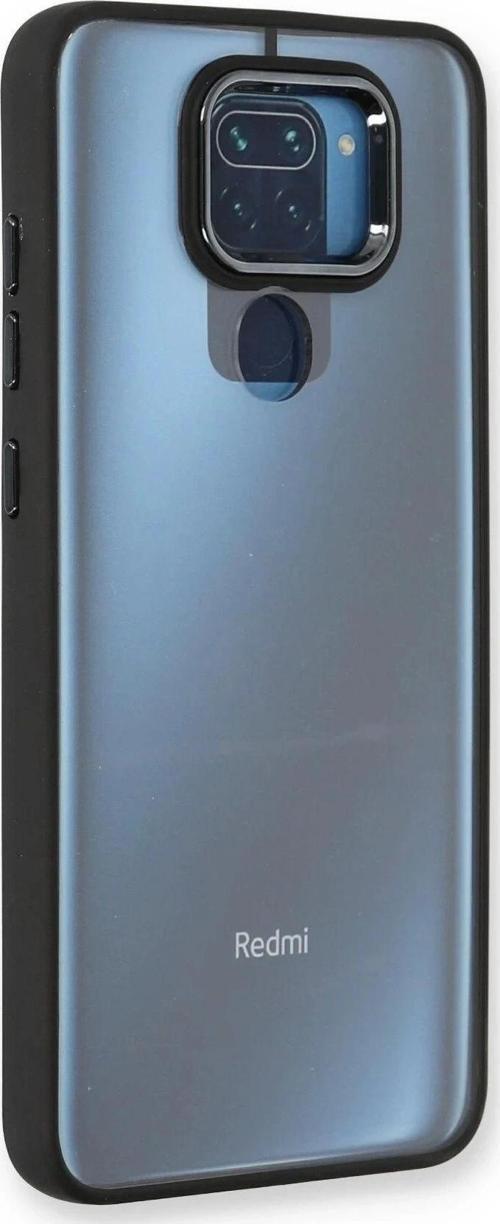 Xiaomi Redmi Note 9 Kılıf Dora Kapak - Siyah