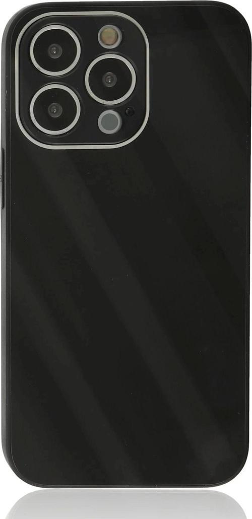 iPhone 13 Pro Kılıf Glass Kapak - Siyah