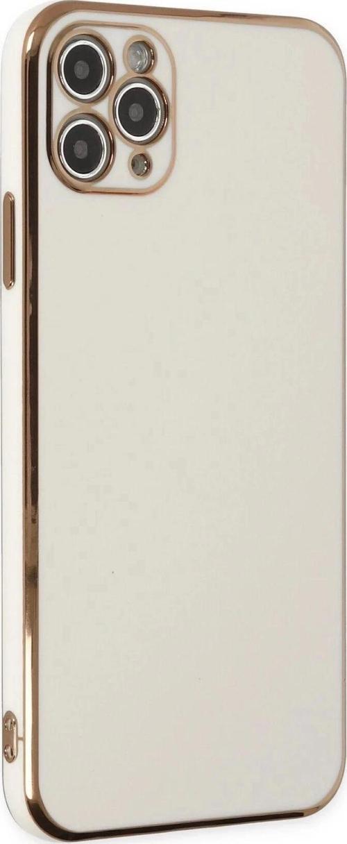 iPhone 11 Pro Max Kılıf Volet Silikon - Beyaz