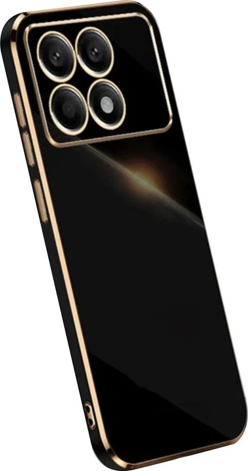 Xiaomi Poco X6 Pro Kılıf Volet Silikon - Siyah