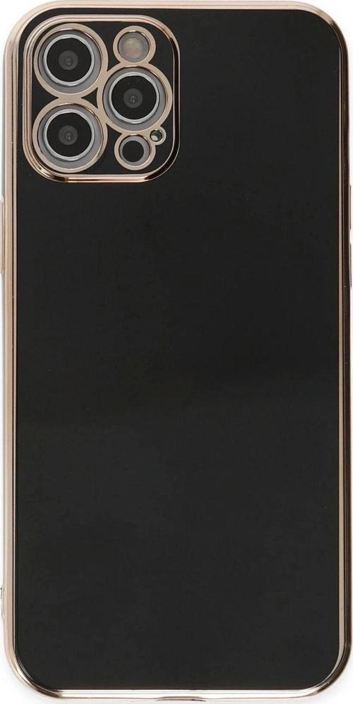 iPhone 12 Pro Max Kılıf Volet Silikon - Siyah