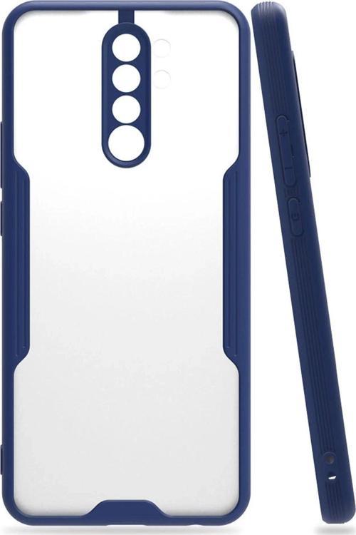 Xiaomi Redmi 9 Kılıf Platin Silikon - Lacivert