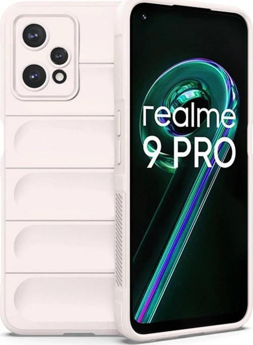 Realme 9 Pro 5G Kılıf Optimum Silikon - Krem