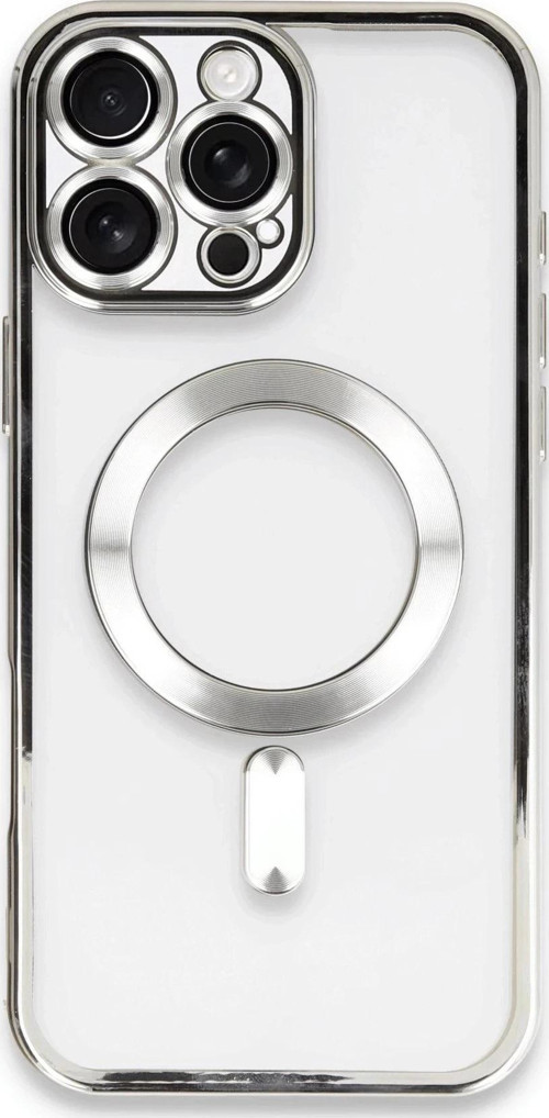 iPhone 16 Pro Max Kılıf Kross Magneticsafe Kapak - Gümüş