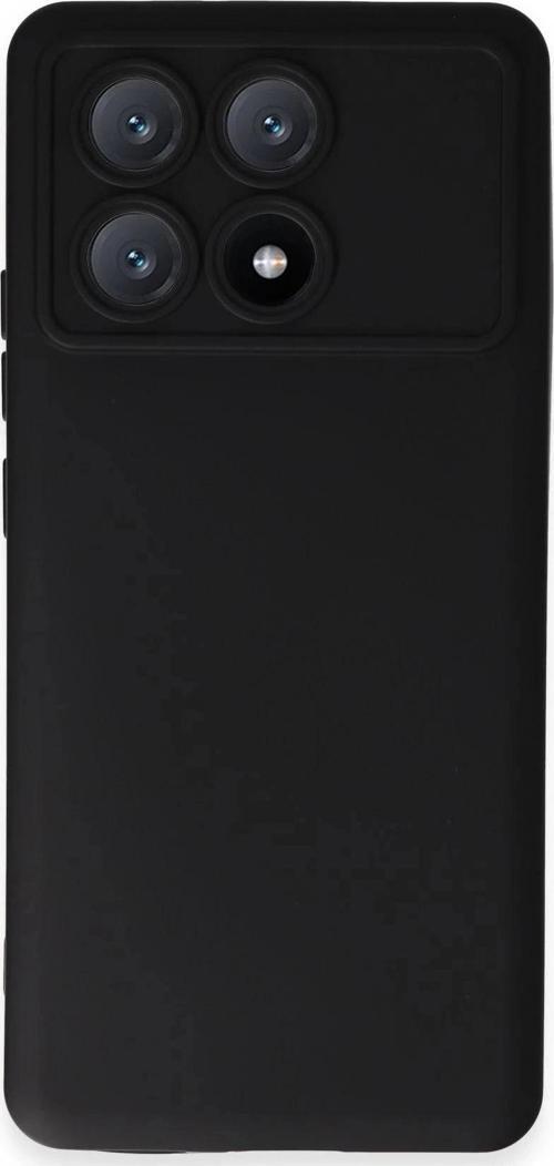 Xiaomi Poco X6 Pro Kılıf Nano içi Kadife Silikon - Siyah
