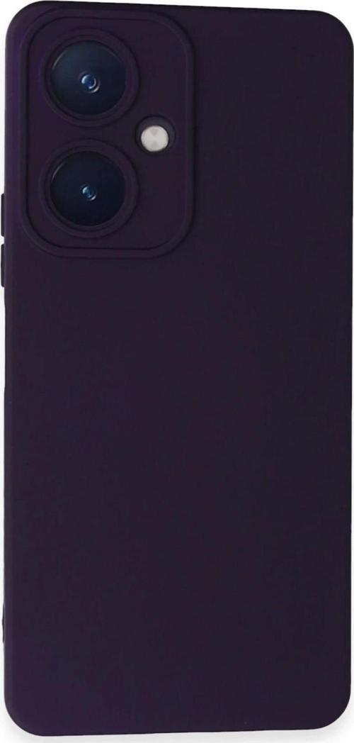 Vivo Y27 Kılıf Nano içi Kadife Silikon - Mor