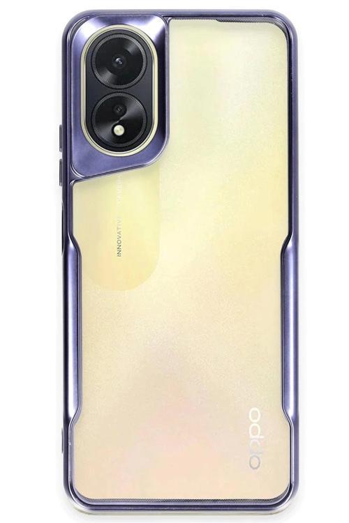 Oppo A38 Kılıf Boyi Silikon Kapak - Lacivert