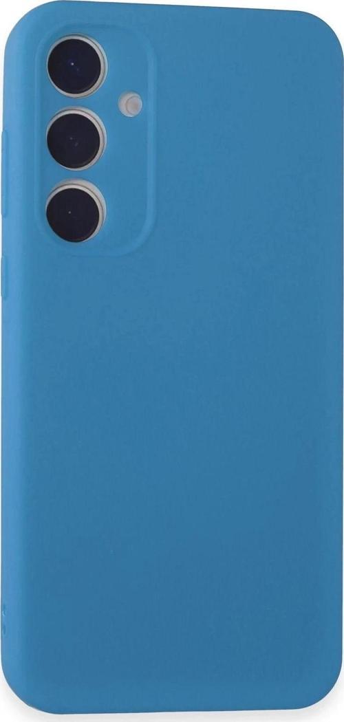 Samsung Galaxy A35 5G Kılıf First Silikon - Mavi