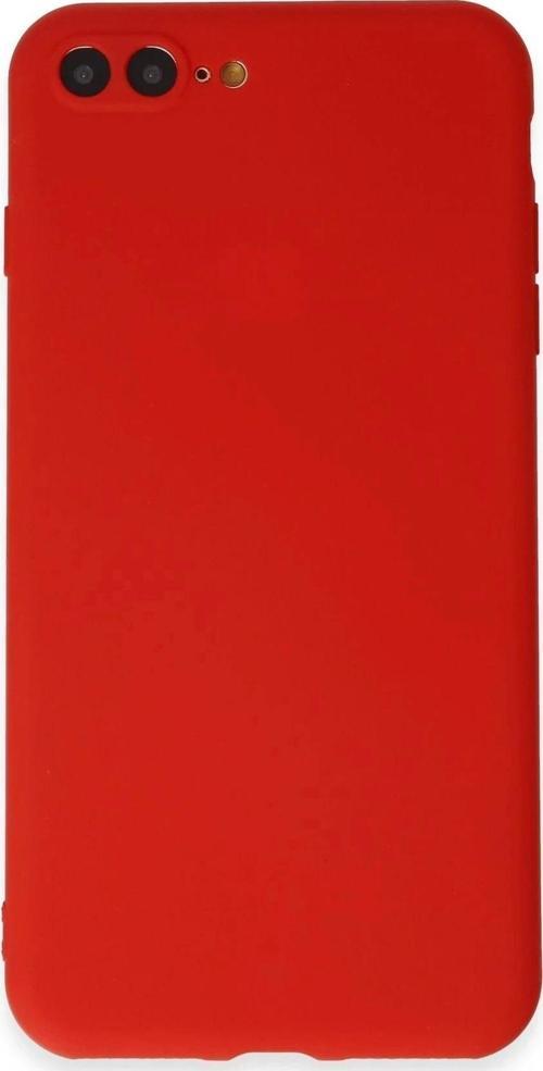 iPhone 7 Plus Kılıf First Silikon - Kırmızı
