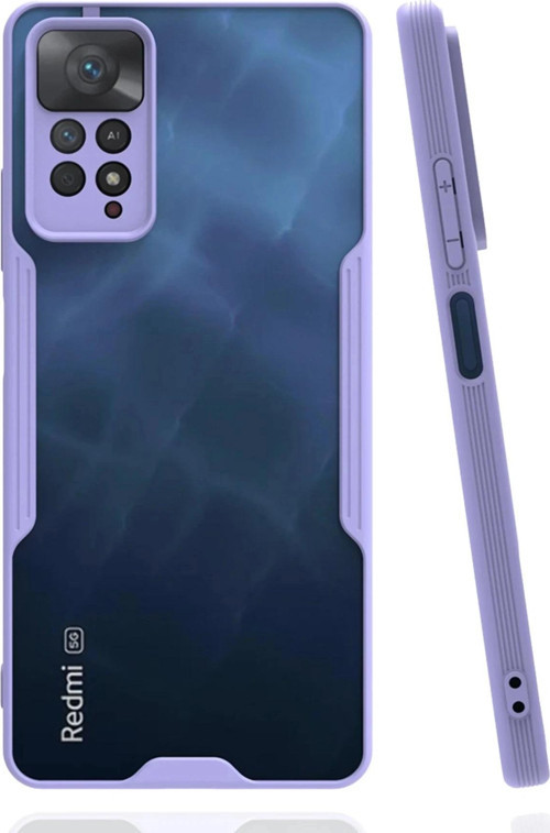 Xiaomi Redmi Note 11 Pro Kılıf Platin Silikon - Lila