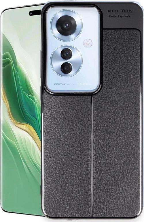 Oppo Reno 11F Kılıf Auto Focus Kapak - Siyah