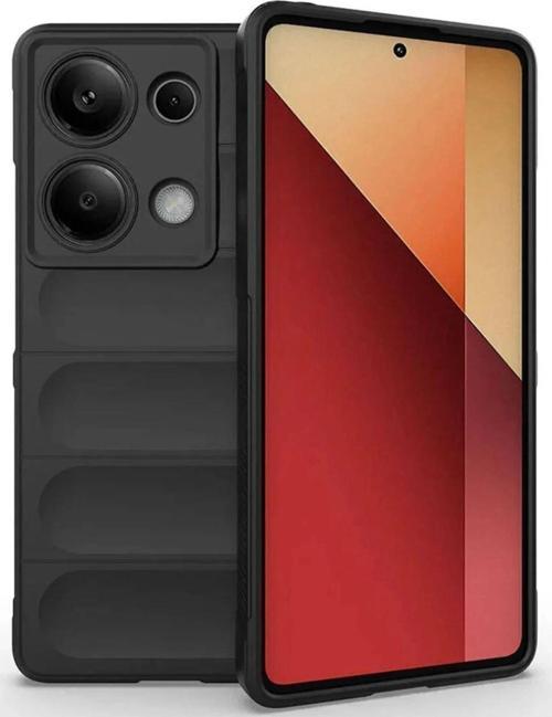 Xiaomi Redmi Note 13 Pro 4G Kılıf Optimum Silikon - Siyah
