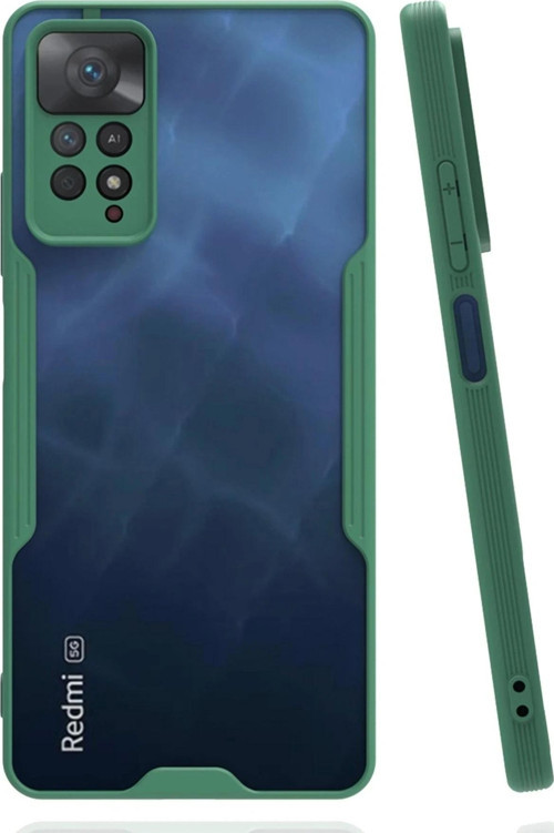 Xiaomi Redmi Note 11 Pro Kılıf Platin Silikon - Yeşil