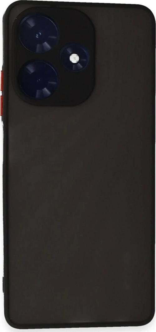 İnfinix Hot 30 4G Kılıf Montreal Silikon Kapak - Siyah