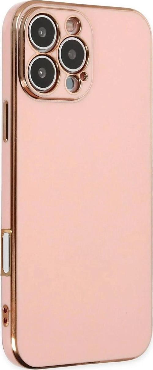 iPhone 16 Pro Max Kılıf Volet Silikon - Pembe