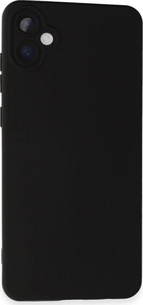 Samsung Galaxy A05 Kılıf Nano içi Kadife Silikon - Siyah