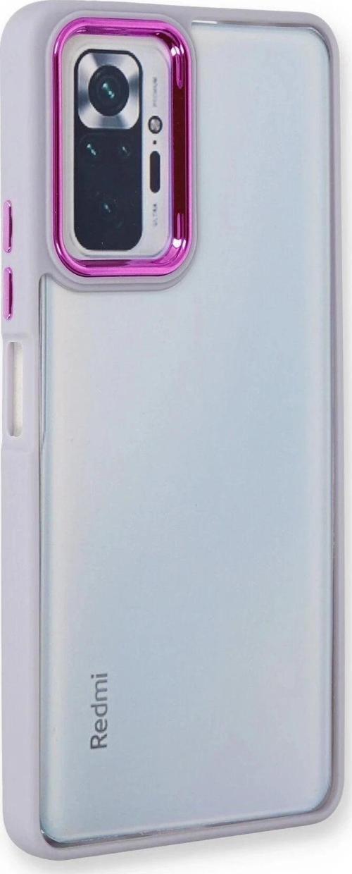 Xiaomi Redmi Note 10 Pro Kılıf Dora Kapak - Lila