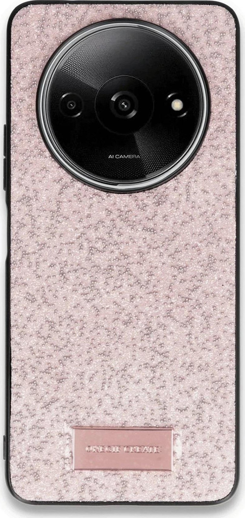 Onegif Xiaomi Redmi A3 4G Bright Simli Kapak - Pembe