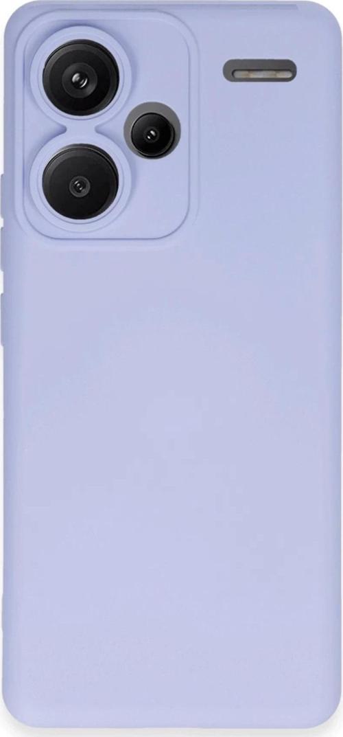 Xiaomi Redmi Note 13 Pro Plus Kılıf Nano içi Kadife Silikon - Lila