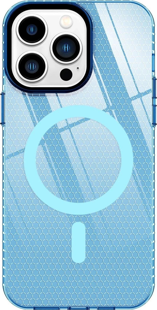 iPhone 13 Pro Max Kılıf Beta Magneticsafe Silikon - Mavi