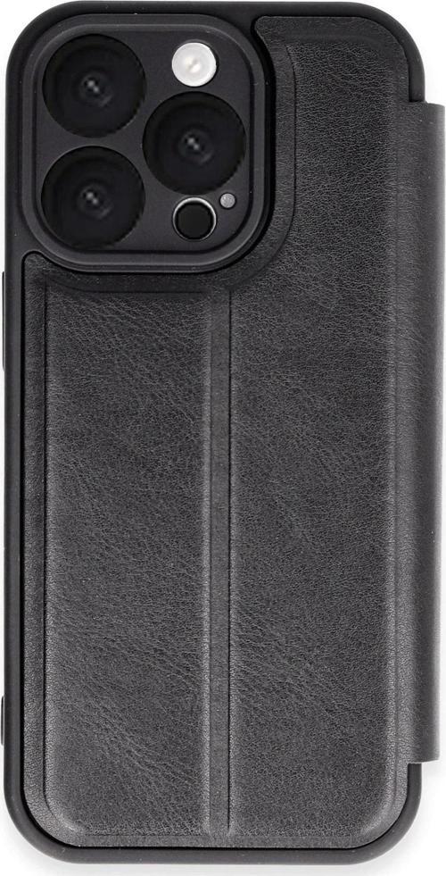 iPhone 16 Pro Kılıf Flip Cover - Siyah