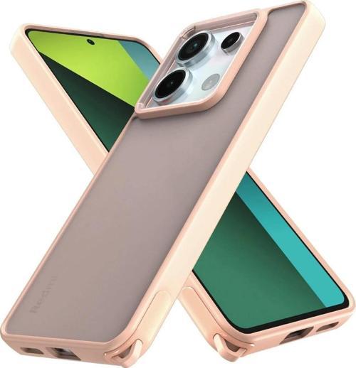 Xiaomi Redmi Note 13 Pro 5G Kılıf Elegant Kapak - Pudra
