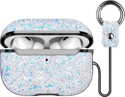 Onegif Airpods 3 (3.nesil) Bright Simli Airpods Kapak - Gümüş