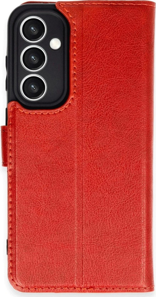 Samsung Galaxy S23 FE Kılıf Trend S Plus Kapaklı Kılıf - Kırmızı