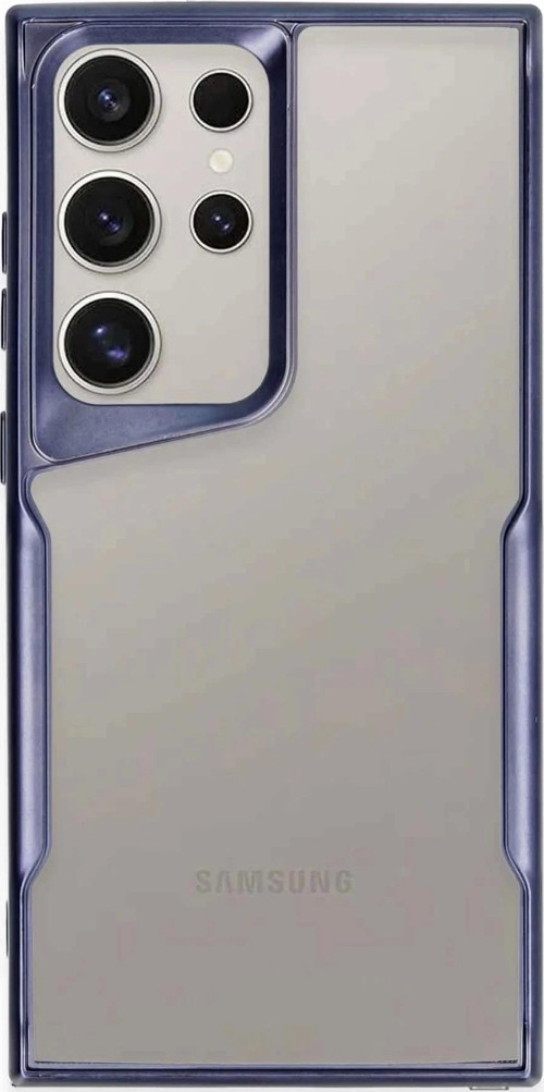 Samsung Galaxy S23 Ultra Kılıf Boyi Silikon Kapak - Lacivert