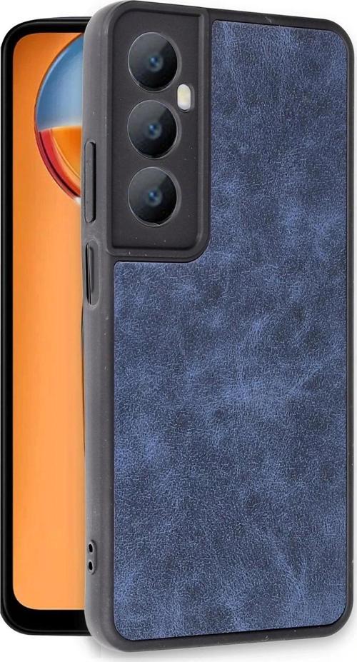 Realme C65 Kılıf Aras Deri Kapak - Lacivert