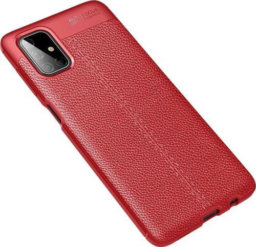 Samsung Galaxy M51 Kılıf Auto Focus Kapak - Kırmızı