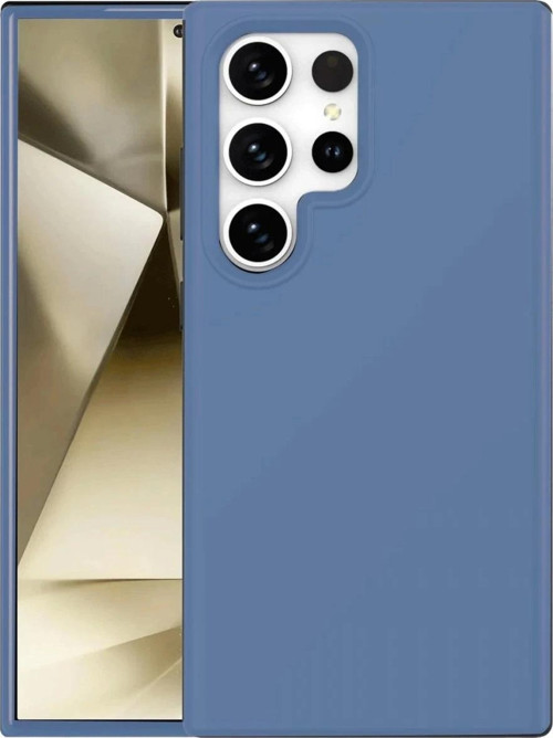 Samsung Galaxy S24 Ultra Kılıf First Silikon - Mavi